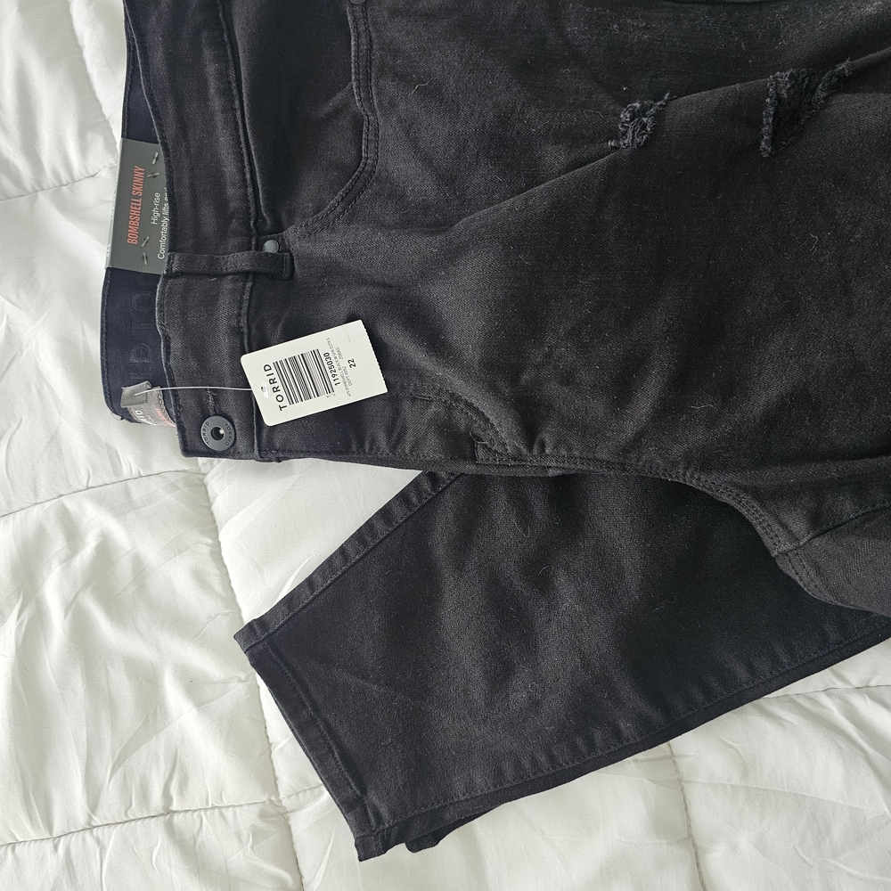 Torrid Women's Dark Black Skinny Jeans